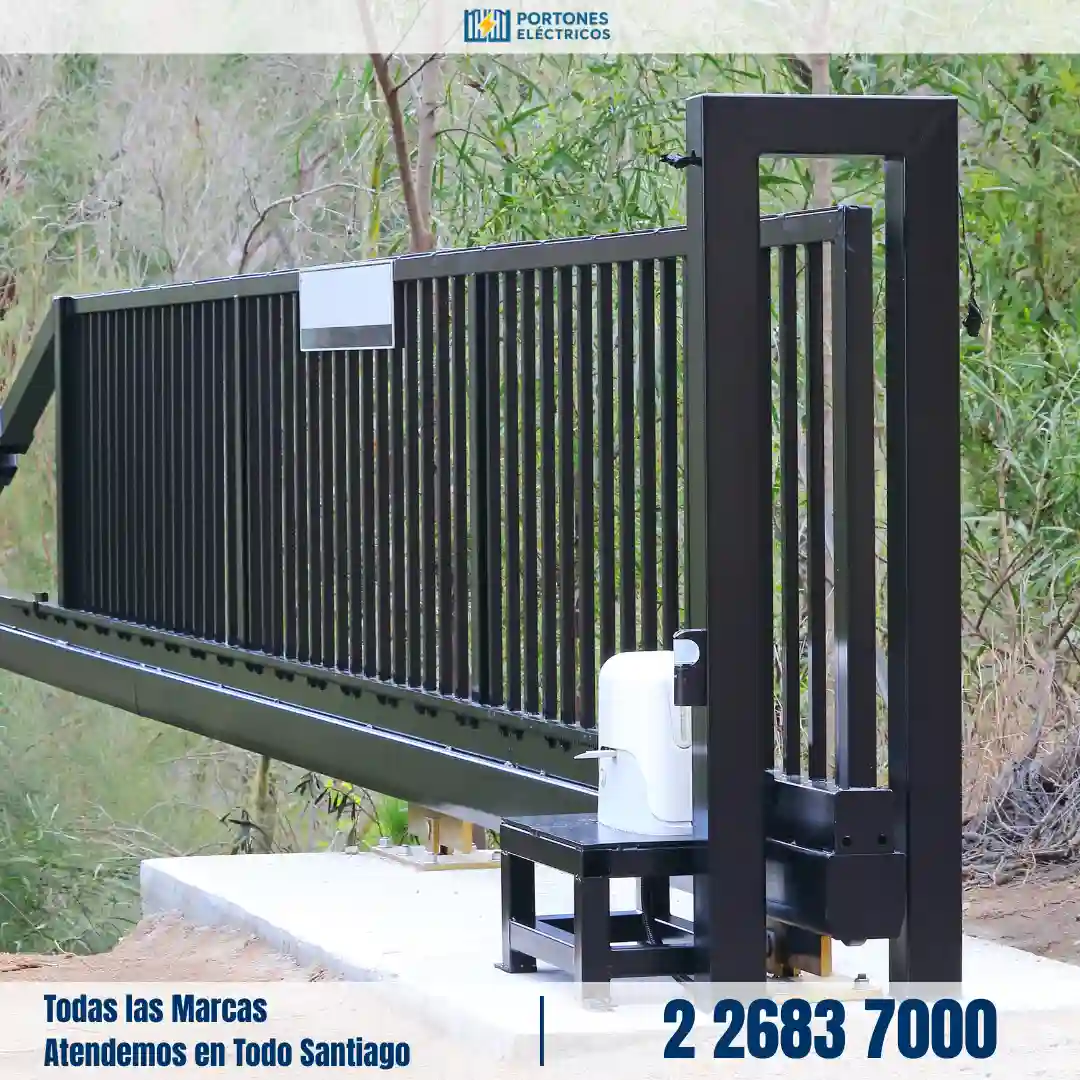 Instalación de motor para portón eléctrico