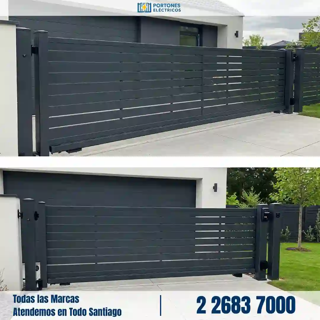 Portón eléctrico en Providencia