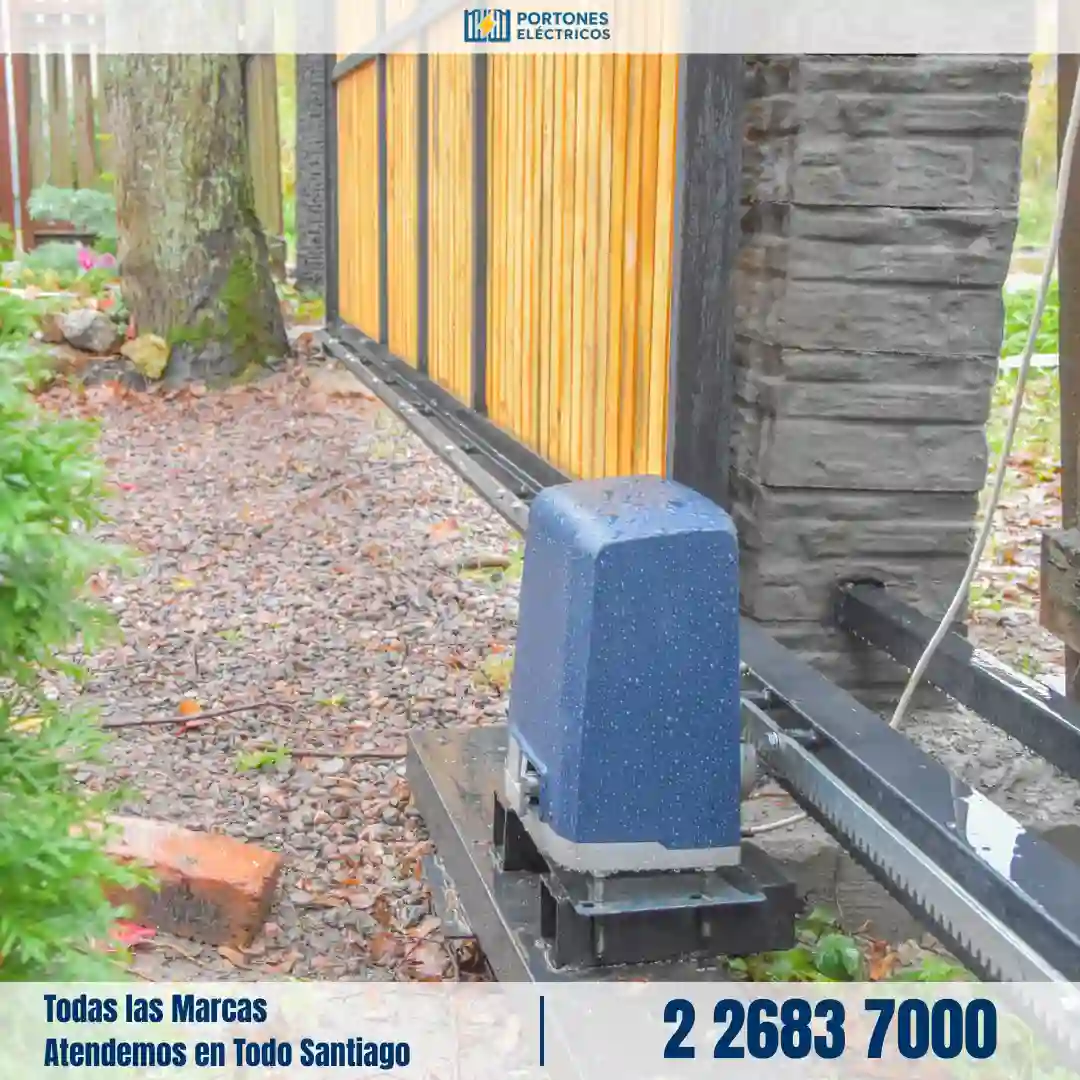 Portón eléctrico en Las Condes